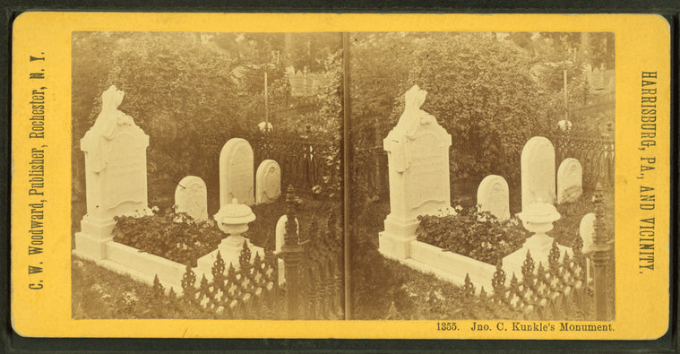 Jno. C. Kunkle's monument.
