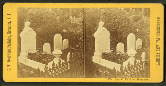 Jno. C. Kunkle's monument.