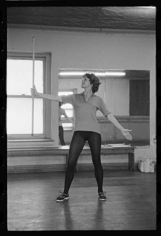 Dancers in rehearsal for the stage production Flora, the Red Menace