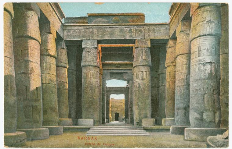Karnak: Entrée de temple
