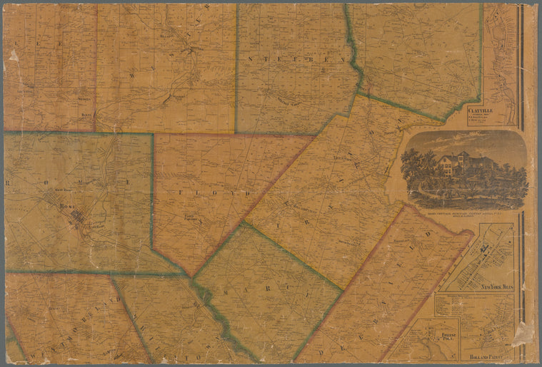 Gillette's map of Oneida Co., New York: from actual surveys