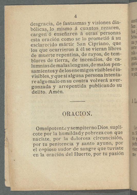 Oracion al Glorioso Martir San Cipriano