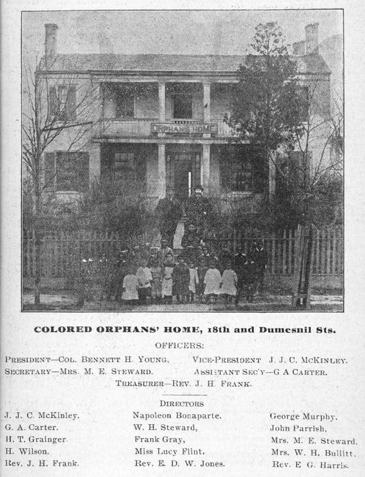 Colored orphans' home, 18th and Dumesnil Sts.