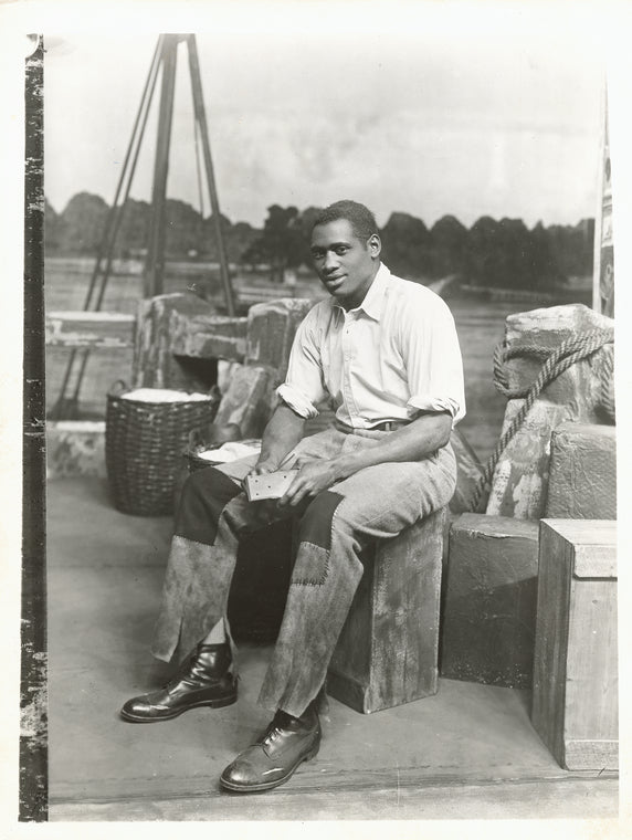 Paul Robeson in costume for Show Boat