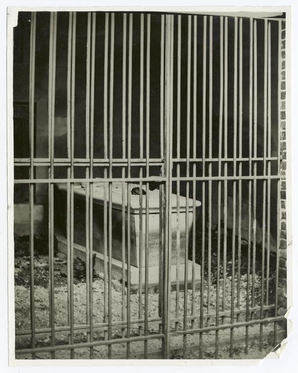 Tomb of G. Washington - the sarcophagus.
