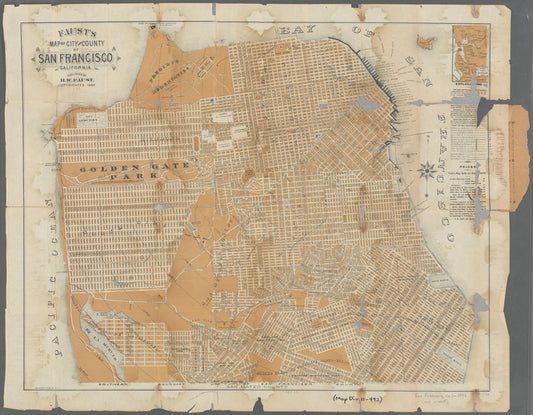 Faust's map of city and county of San Francisco, California