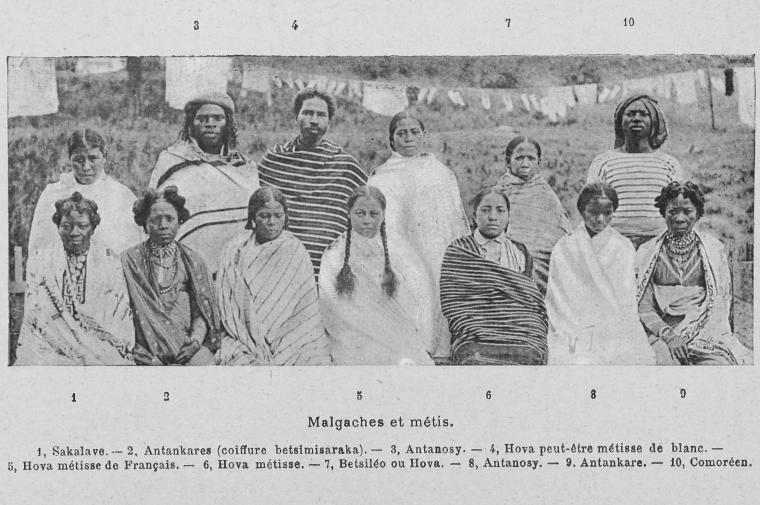 Malgaches et métis.