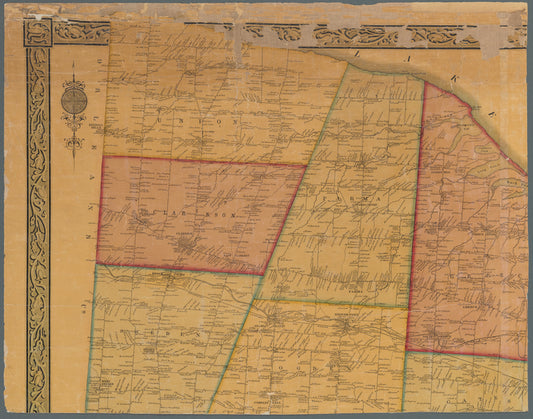 Map of Monroe County, New York