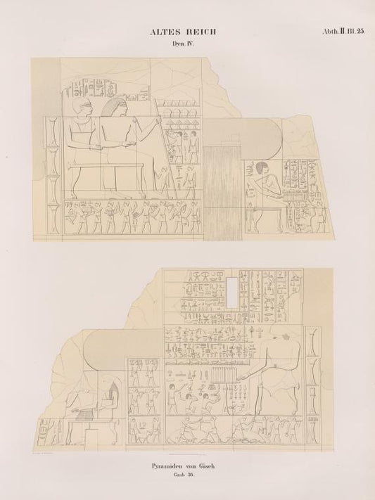 Dynastie IV. Pyramiden von Giseh [Jîzah], Grab 36.