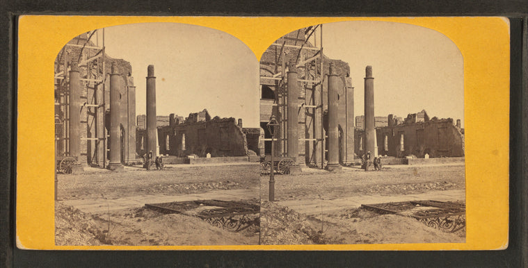 Ruins of the Circular Church & Secession Hall, Charleston.