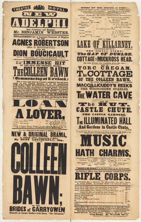 New Adelphi, Theatre Royal (London, England) playbills: portfolio