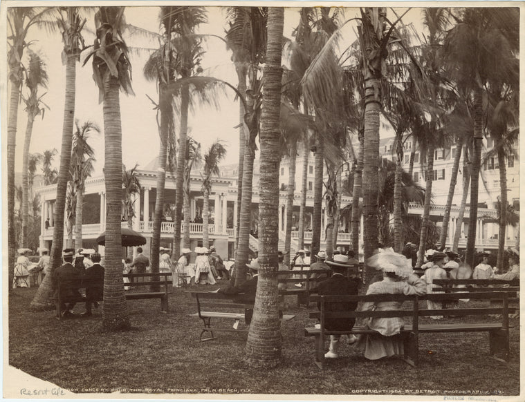 [Afterno]on concert hour, the Royal Poinciana, Palm Beach, Fla