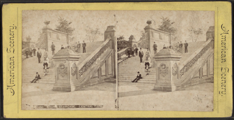 Grand staircase, Central Park.