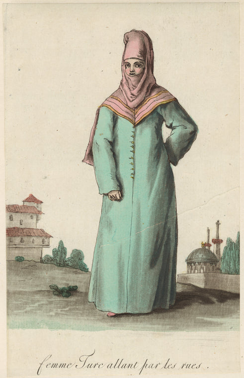 Femme Turc alant par les rues