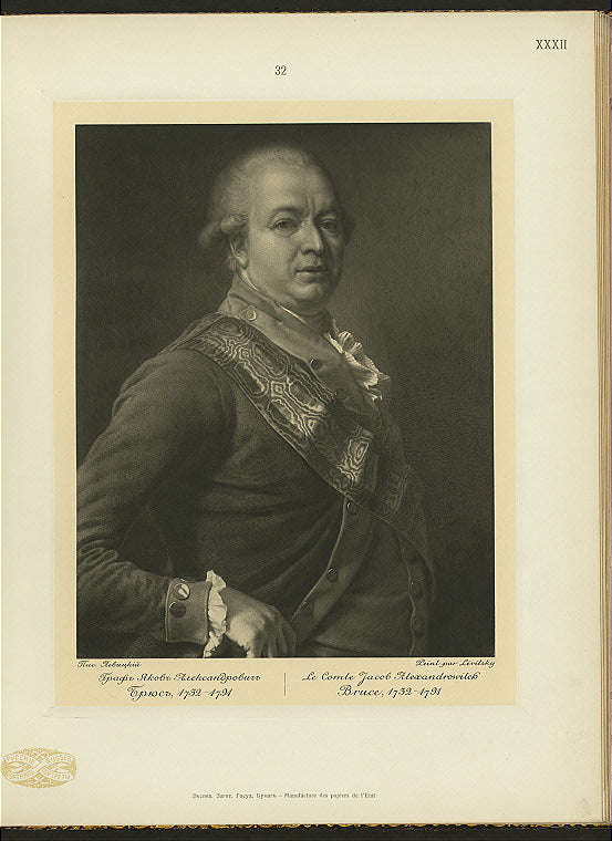 Graf Iakov Efimovich Sivers, 1731-1808.