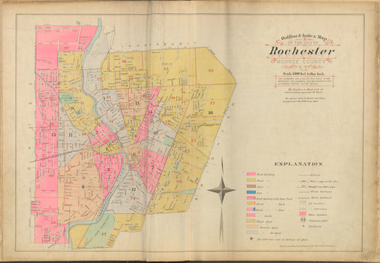 Outline and Index map of the Rochester