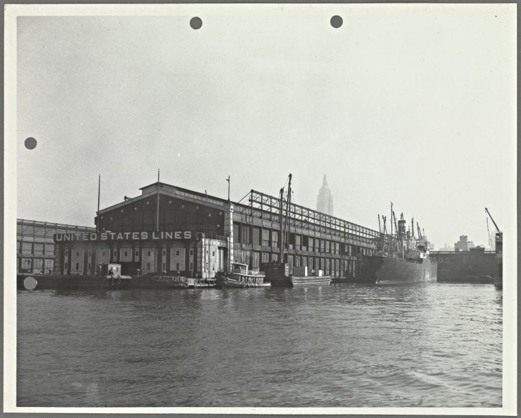Pier 59, North River. View from River