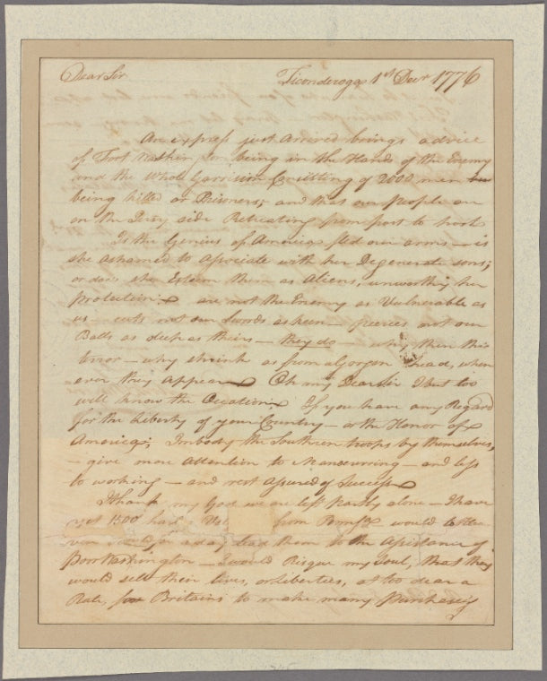 Letter to Richard Peters [Philadelphia]