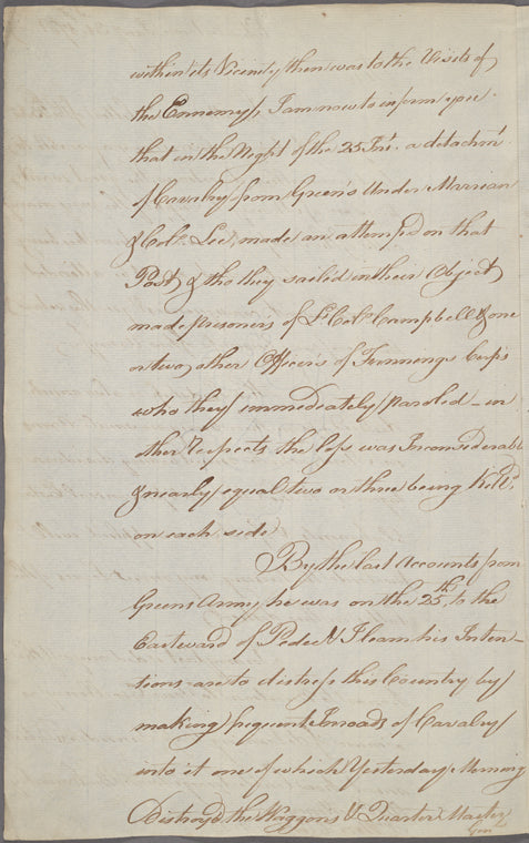 Letter to Sir Henry Clinton [New York]