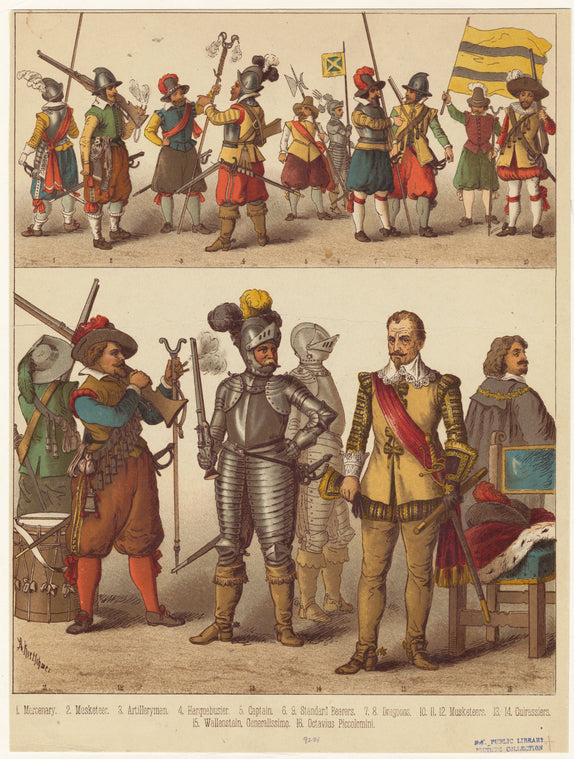 German military personnel, seventeenth century