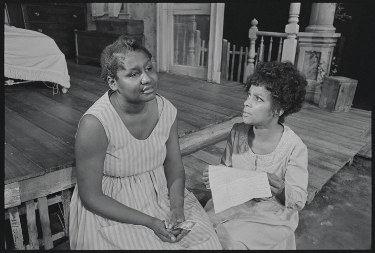 Juanita Clark and Ruby Dee in the stage production Wedding Band