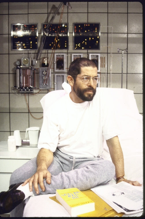 Actor Jonathan Hadary in a scene from the Off-Broadway play "The Destiny Of Me" (New York)