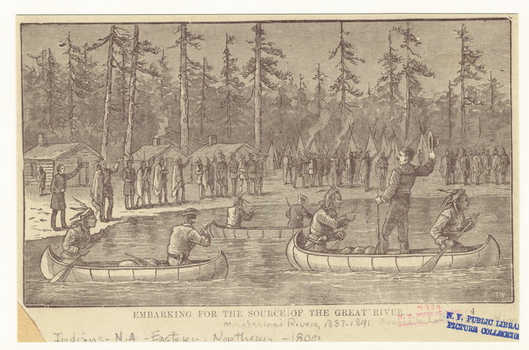 Embarking for the source of the great river