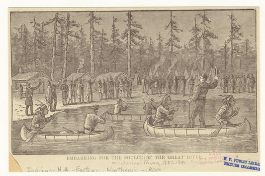 Embarking for the source of the great river