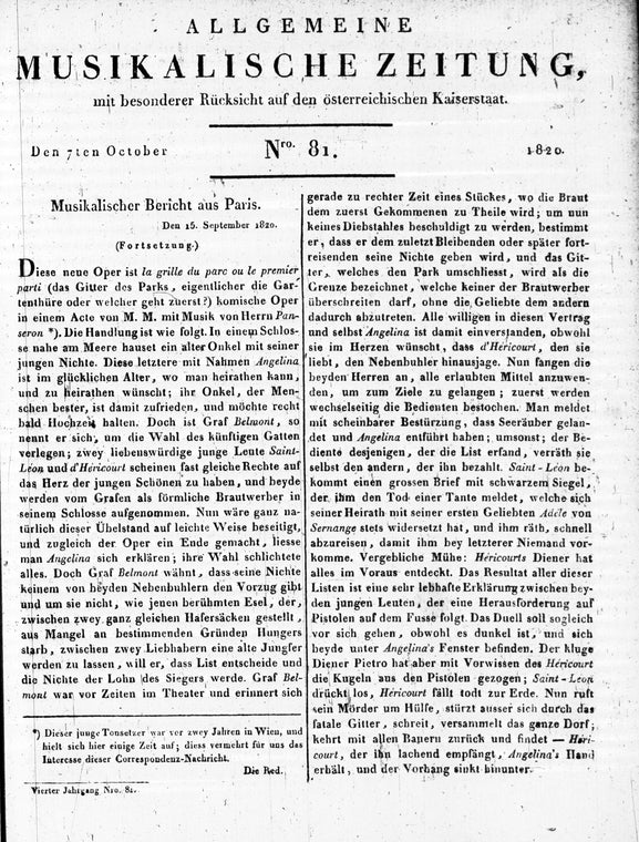 Allgemeine Musikalische Zeitung