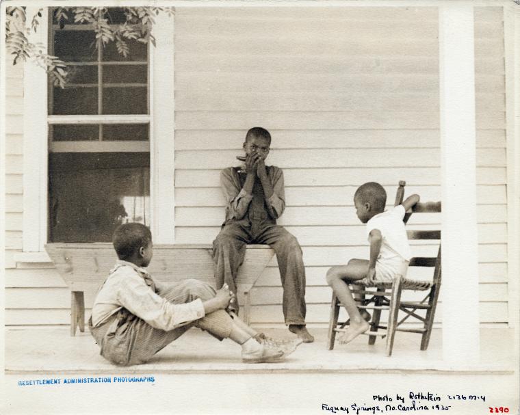 Children of Dalton MC Leod. Fuquay Springs, North Carolina. Sept. 17, 1935.