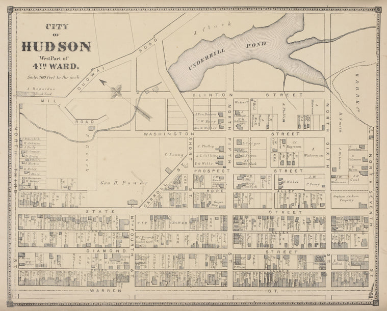 City of Hudson West Part of 4th Ward [Township]