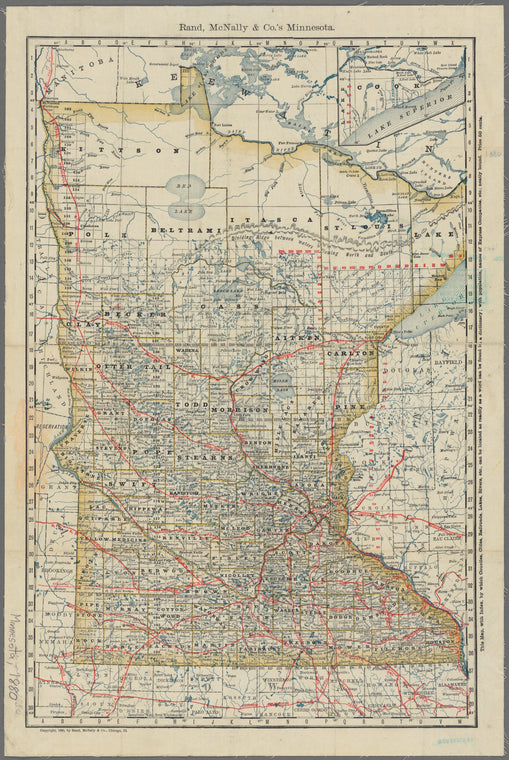 Rand, McNally & Co.'s Minnesota