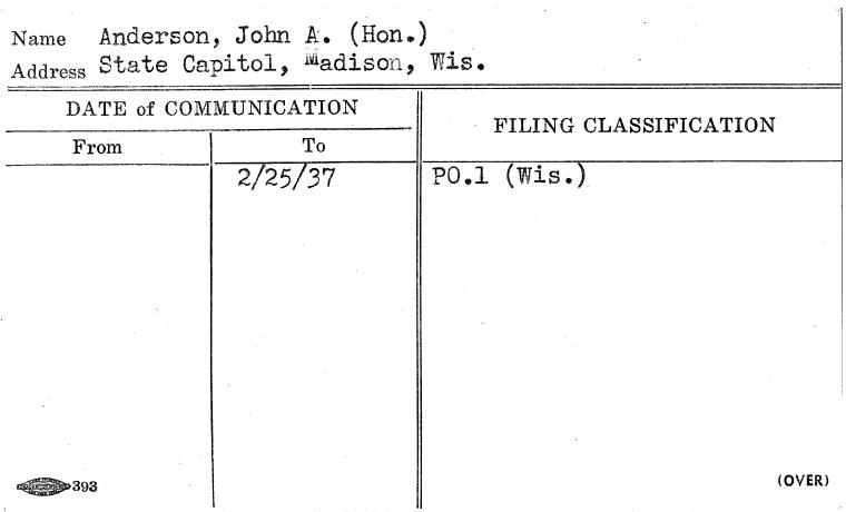 Anderson, John A. (Hon.)