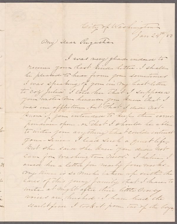 Miscellaneous letters received