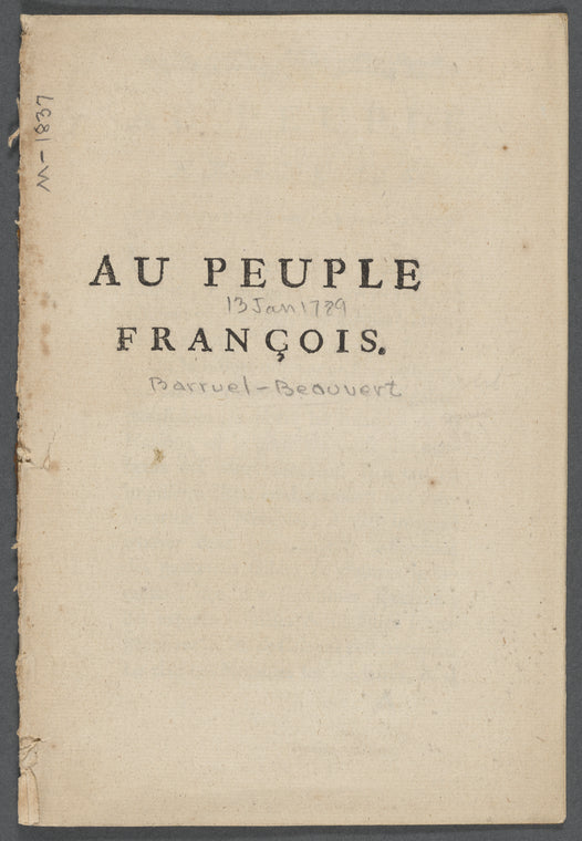 Au peuple françois