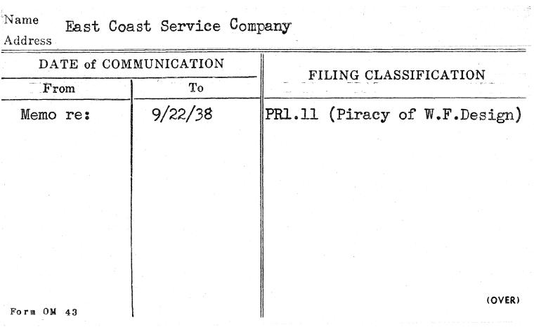 East Coast Service Company