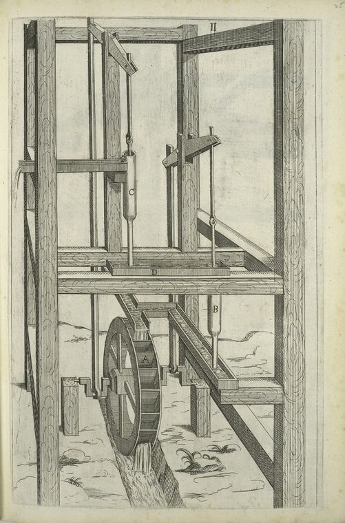 II. [Autre moyen de lever l'eau, par le moyen d'un ruisseau.]