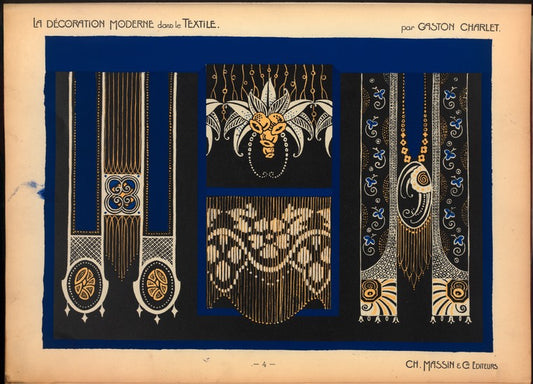 La décoration moderne dans le textile: 60 motifs en couleur