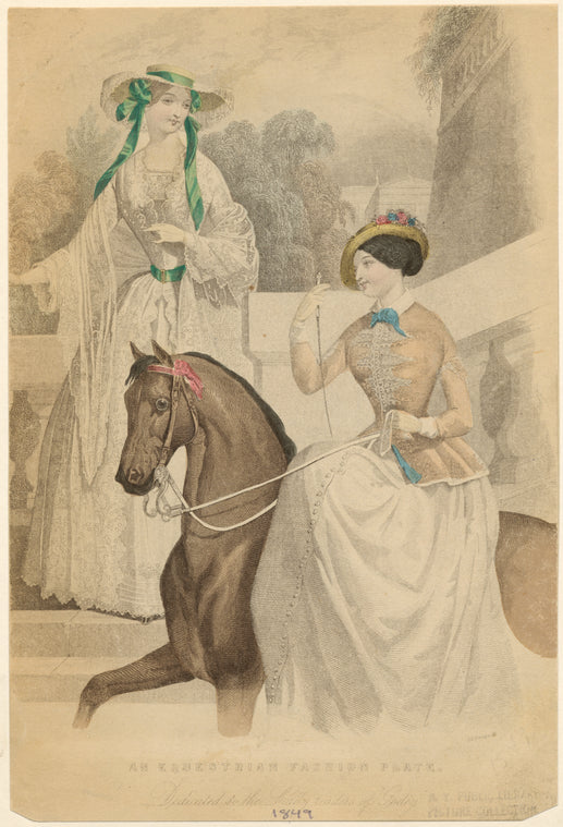 An equestrian fashion plate