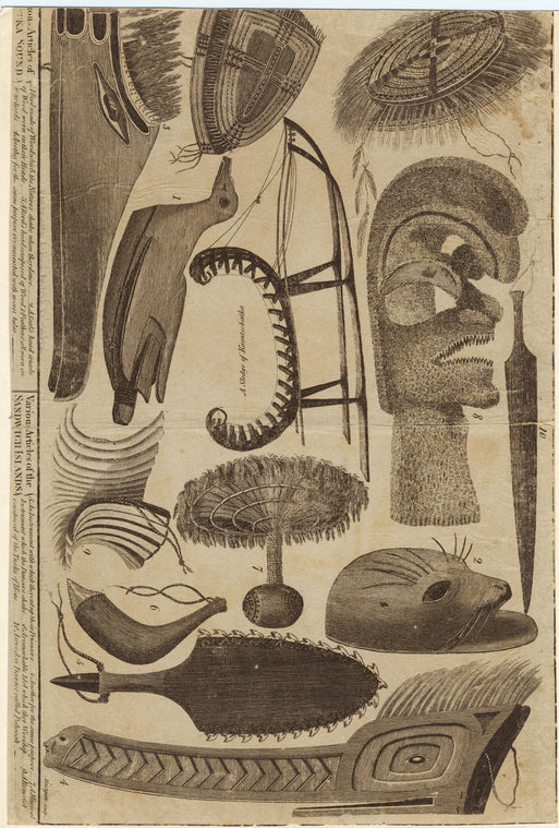 Art objects from Vancouver Island, British Columbia and Hawaii