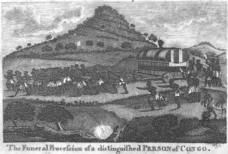 The Funeral Procession of a distinguished Person of Congo.