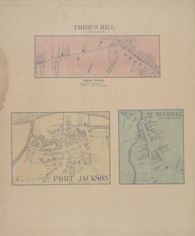 Tribes Hill [Village]; Tribes Hill Business Directory; Port Jackson [Village]; Minaville [Village]