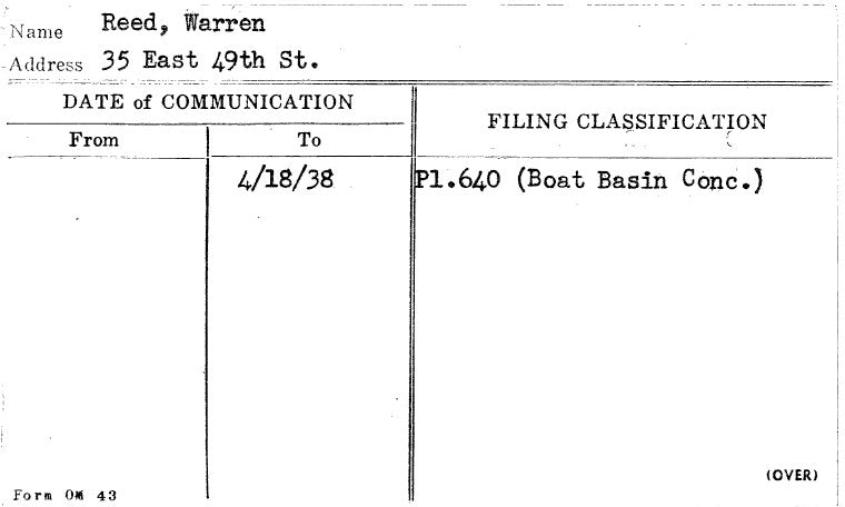 Reed, Warren