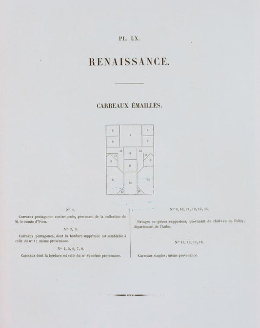 Renaissance : carreaux émaillés. [text]