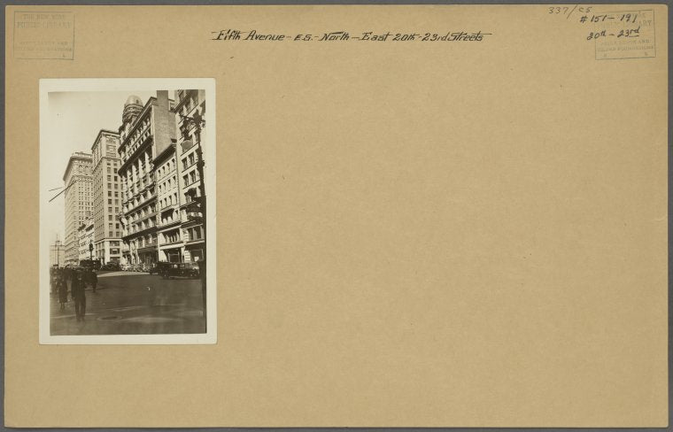 Manhattan: 5th Avenue - 20th Street