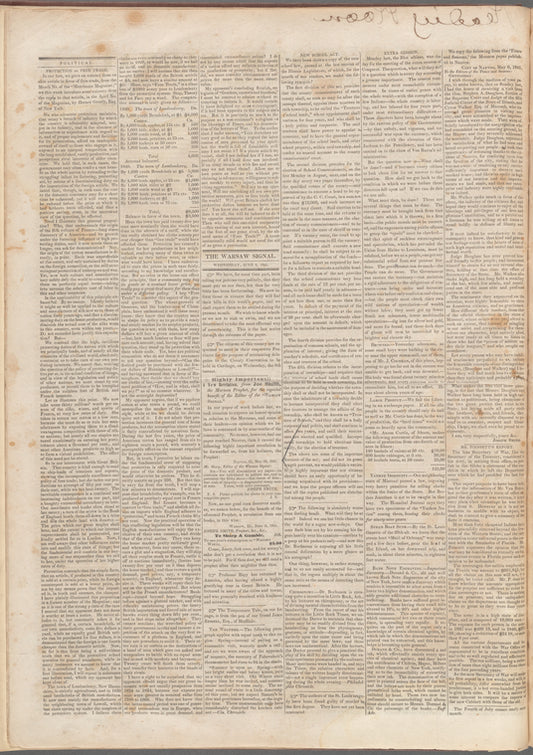 Letter to Mr. Sharp, Editor of the Warsaw Signal, from Joseph Smith