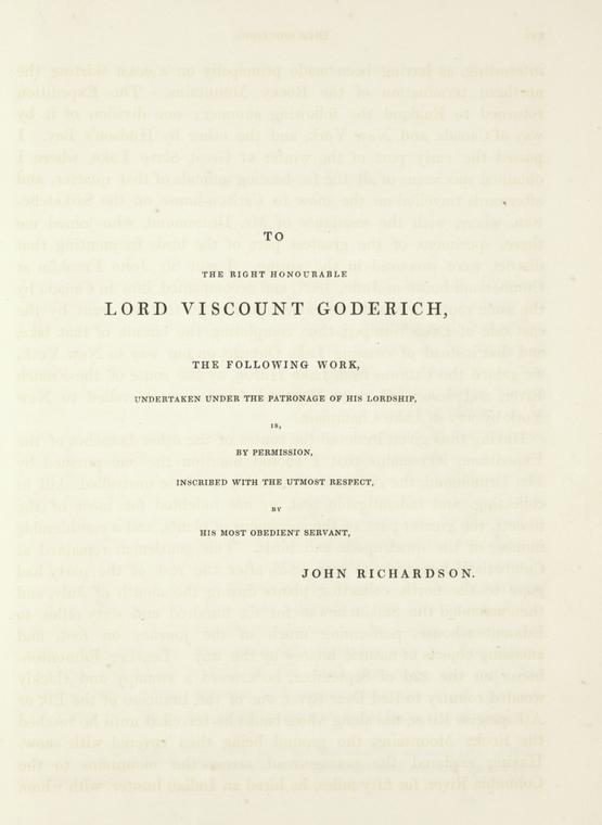To The Right Honourable Lord Viscount Goderich, ....