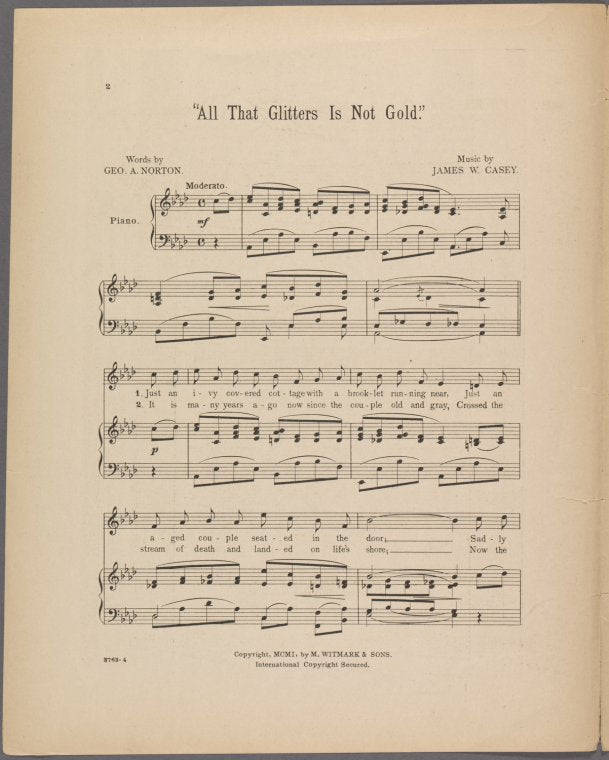 All that glitters is not gold