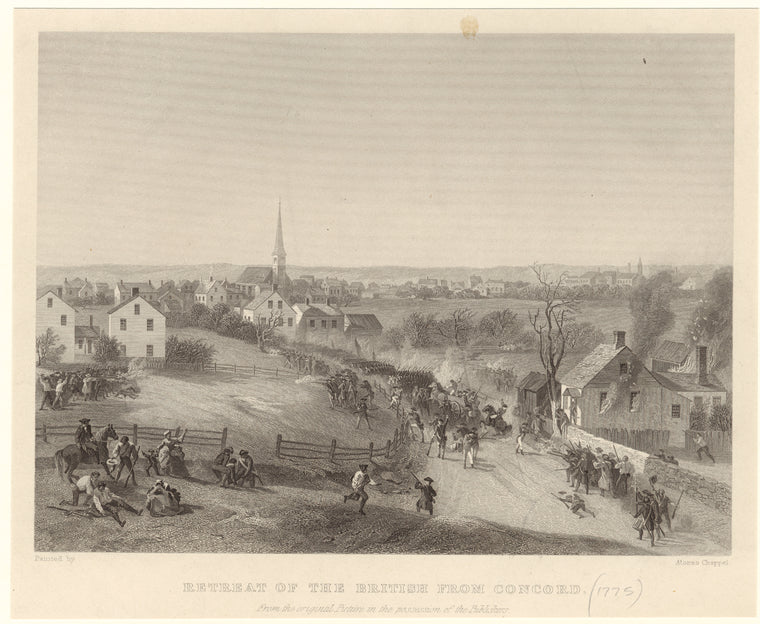 Retreat of the British from Concord