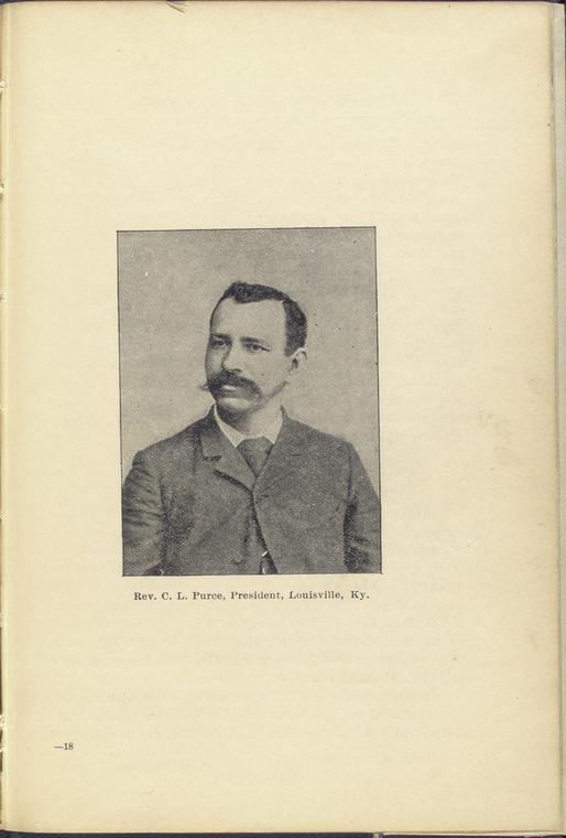 Rev. C. L. Purce, President, Louisville, Ky.